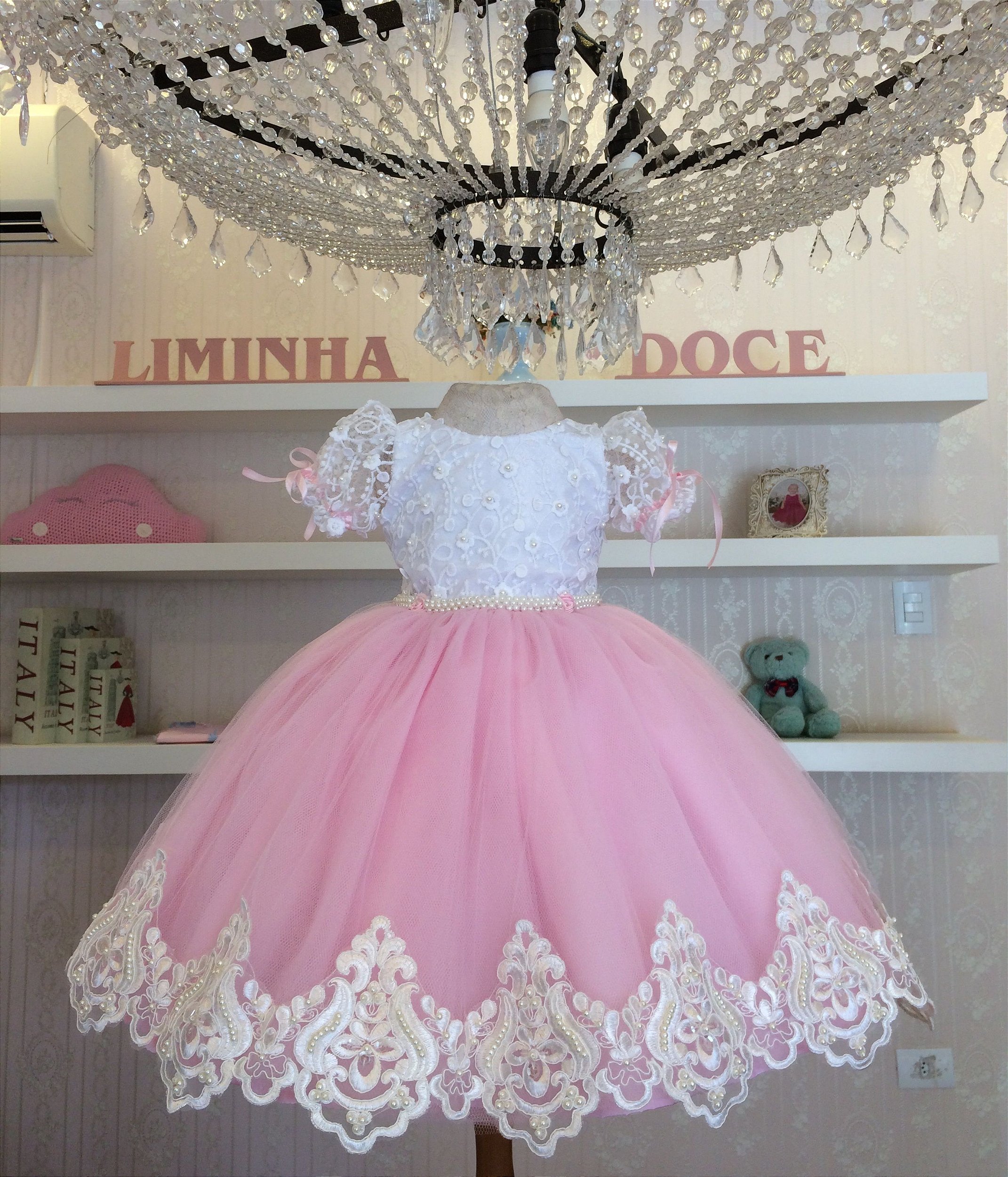 Vestido de festa Cinderela- Vestido de temas Infantis - Liminha Doce -  Vestidos de Festa Infantis e Mãe e Filha