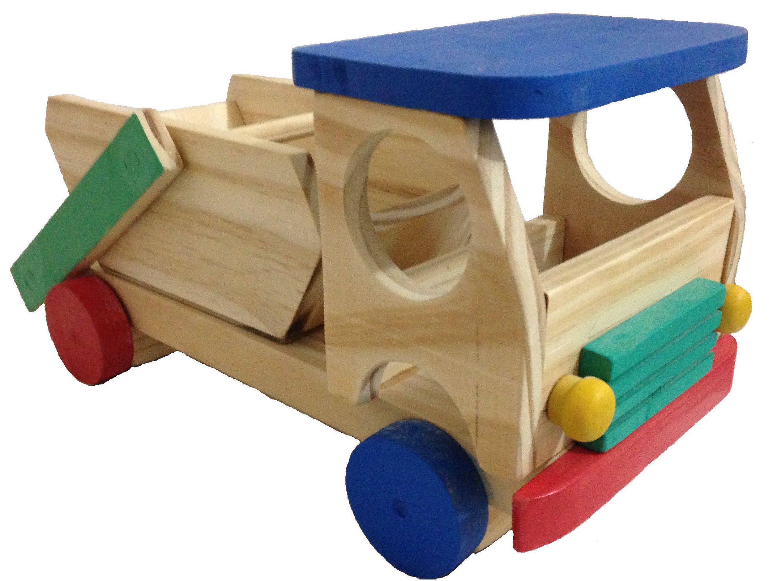 Brinquedo de Madeira - Caminhão com Caçamba - Woodtoys - Ioiô de Pano  Brinquedos Educativos