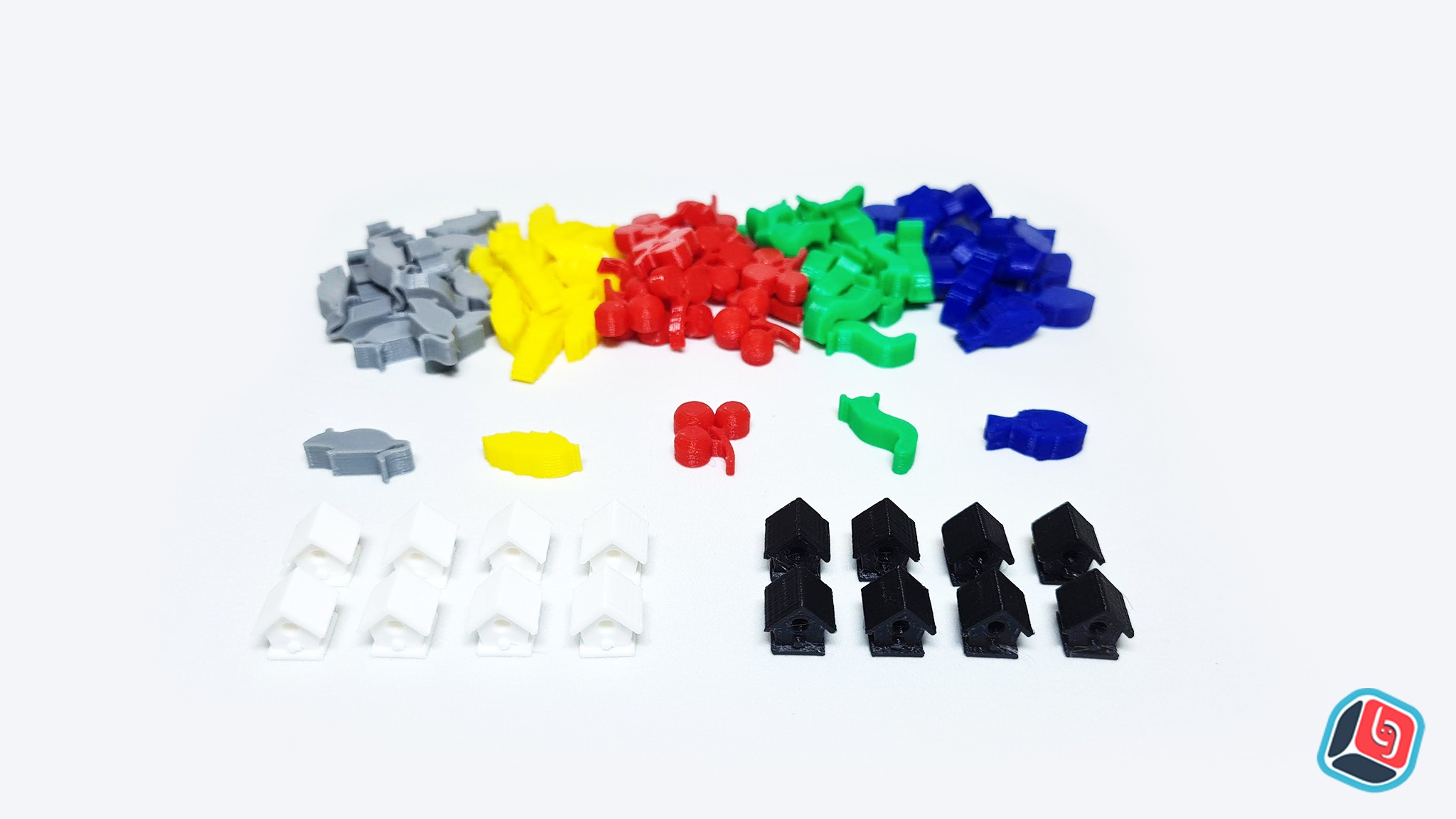 Kit de Meeples Ilha dos Dinossauros - acessóriosBG - Impressões 3D para  Board Games