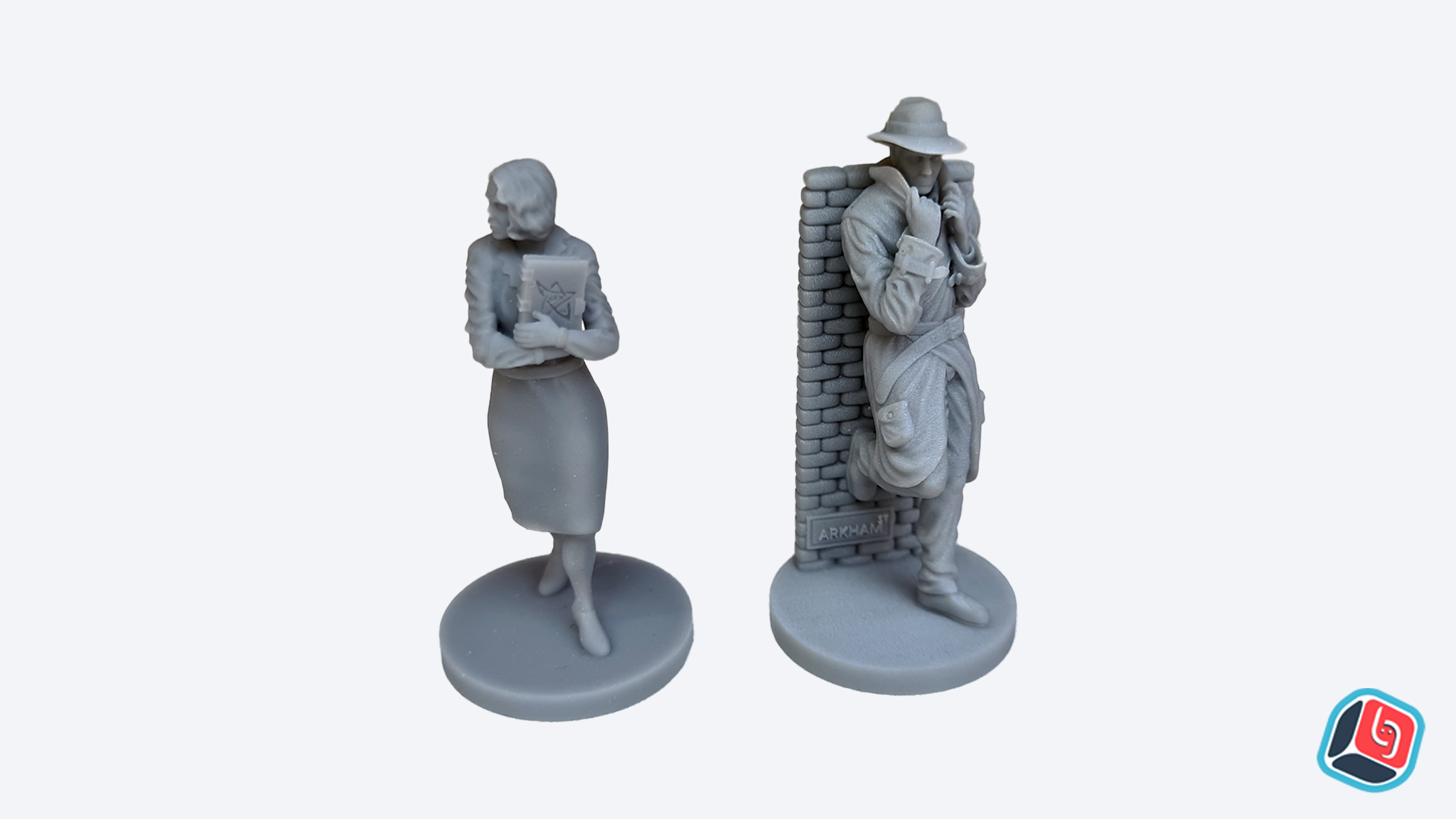 Kit de Miniaturas Arkham Horror LCG Base em Resina - acessóriosBG ...