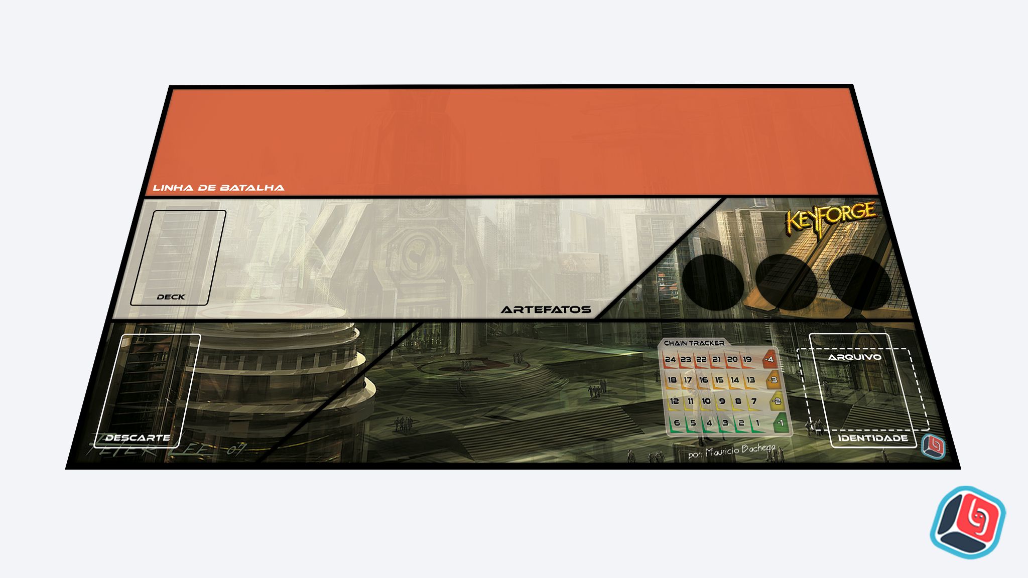 Playmat acessóriosBG Impressões 3D para Board Games