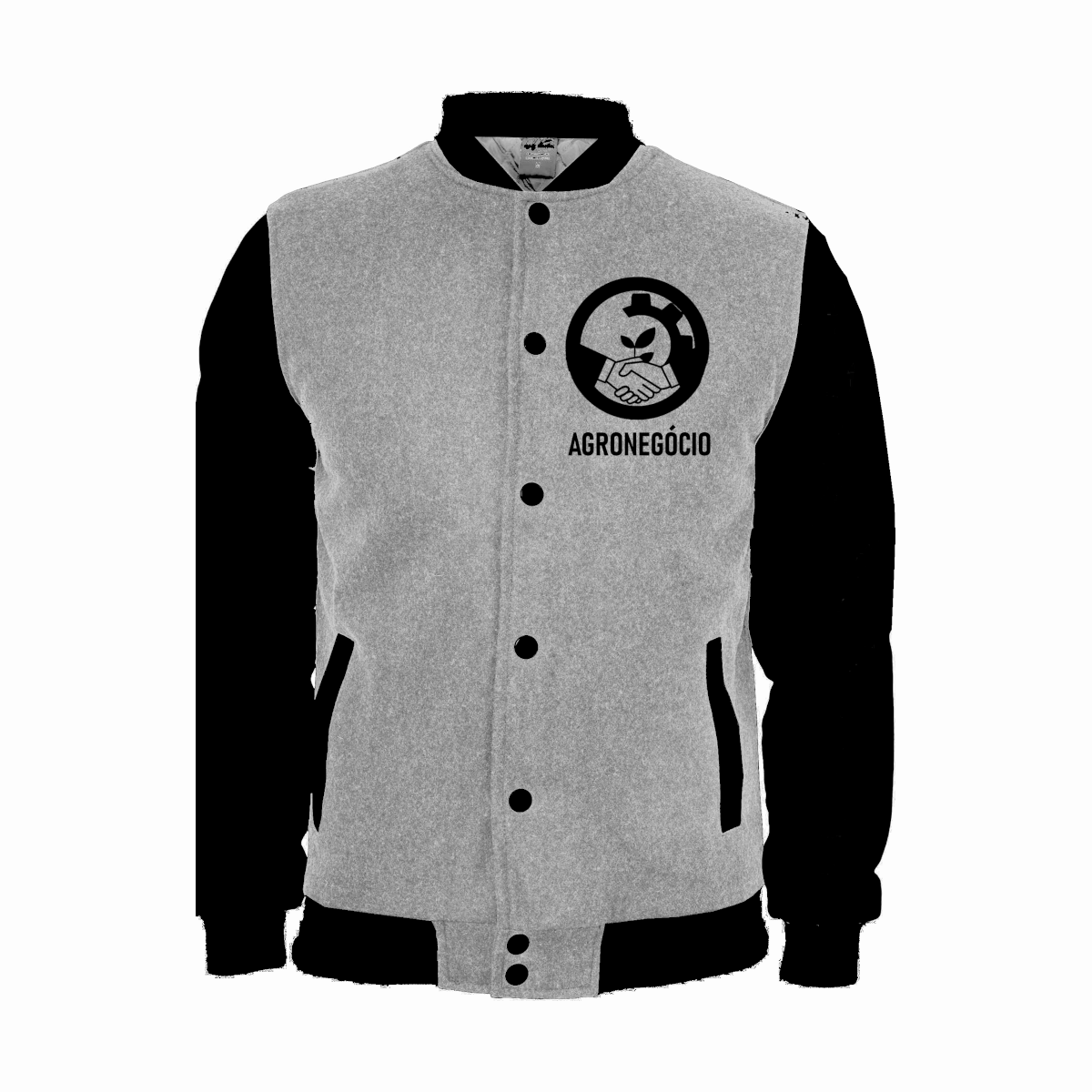 Universitários Jaqueta College Curso Agronegócio MD2 Swag On