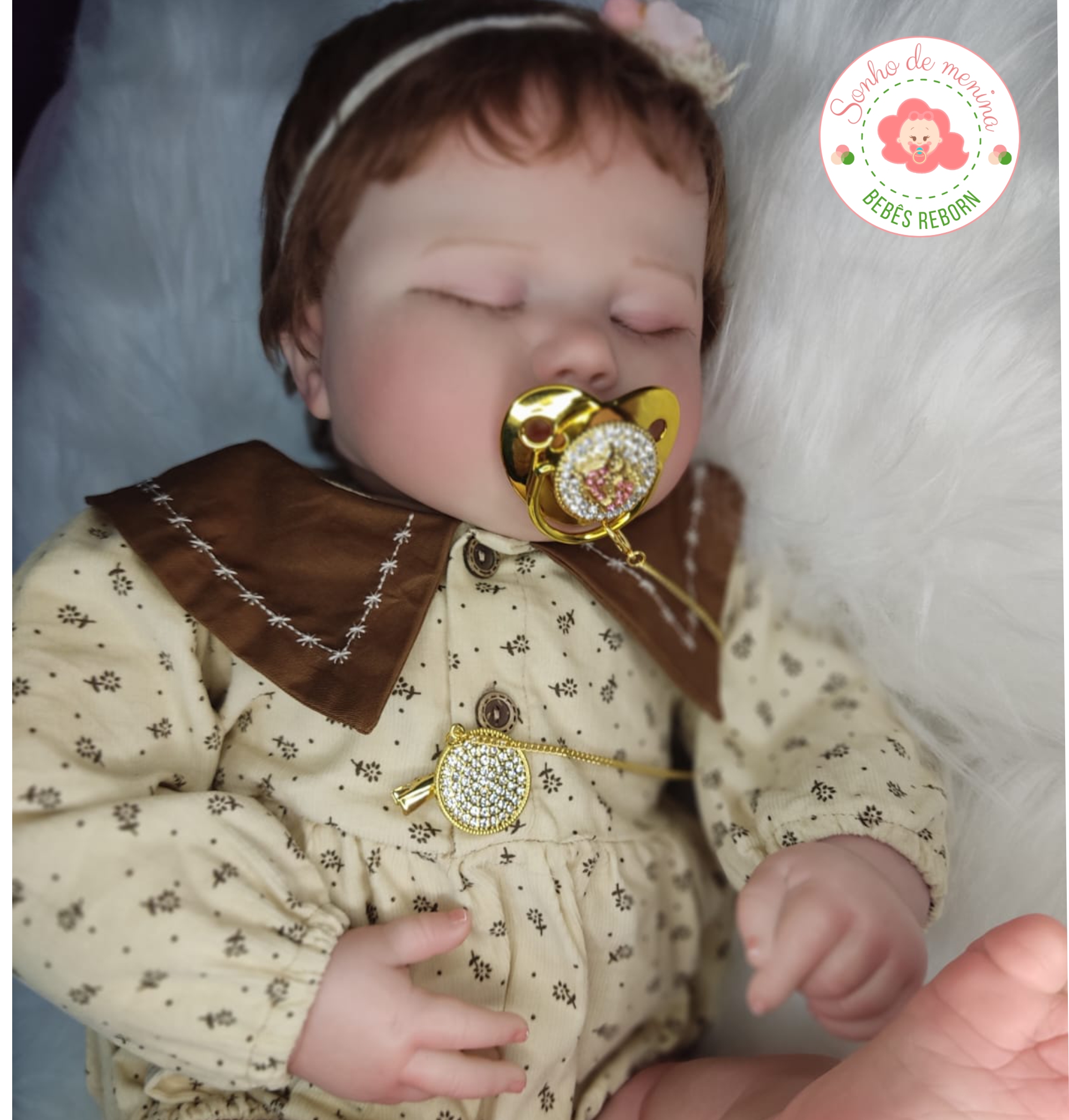 Compra online de 55cm dormindo bebês reborn realista bebê reborn