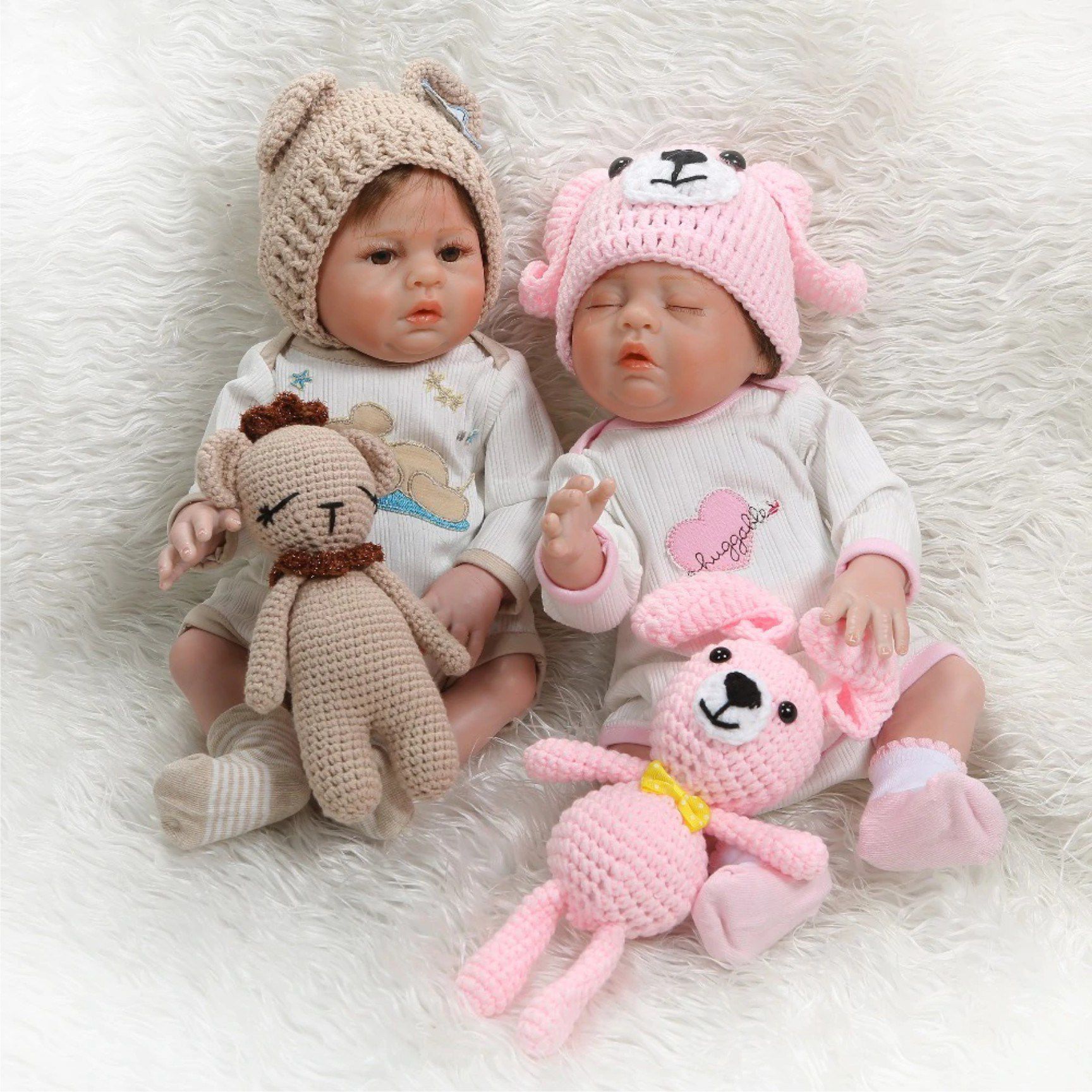 Boneca Bebê Reborn Gemeos - Alana Babys