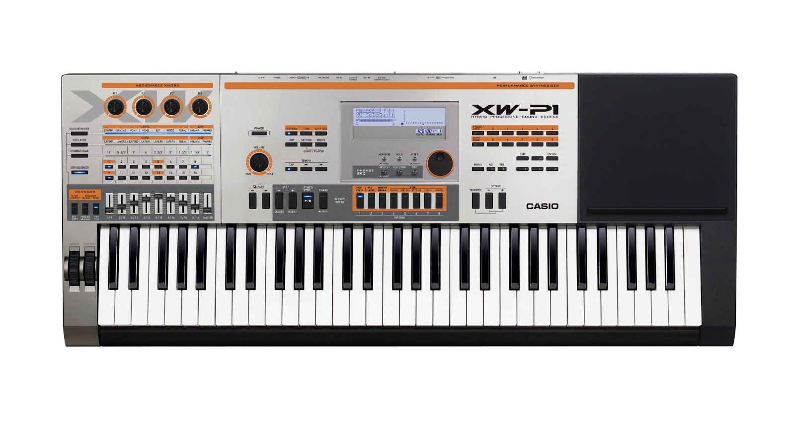 Teclado Sintetizador Casio XWP1 5/8 Profissional - Infolaser Instrumentos  Musicais