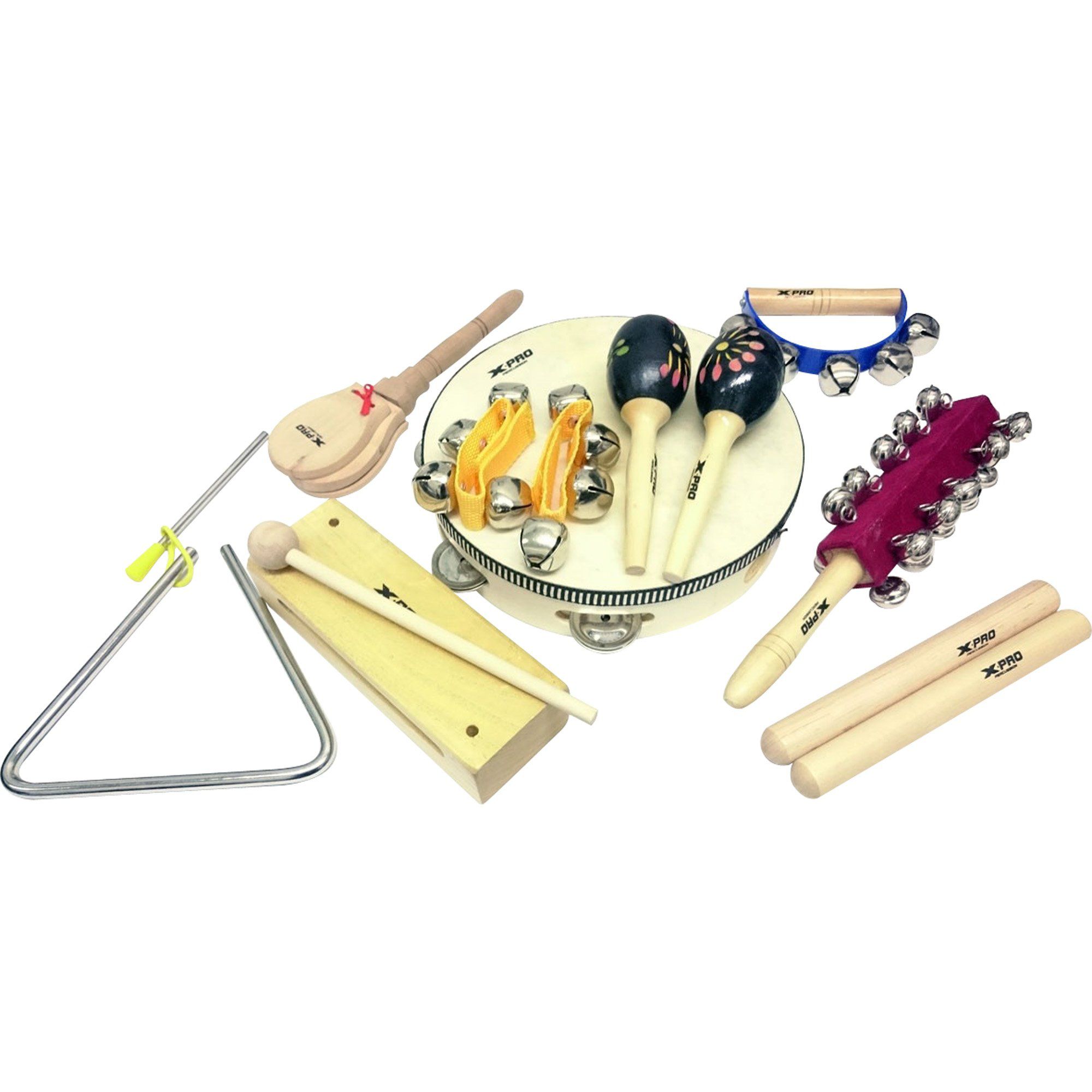 Kit Bandinha Ritmica LT9 9 Peças C.Ibanez X-Pro Com Bag - Look Music ...