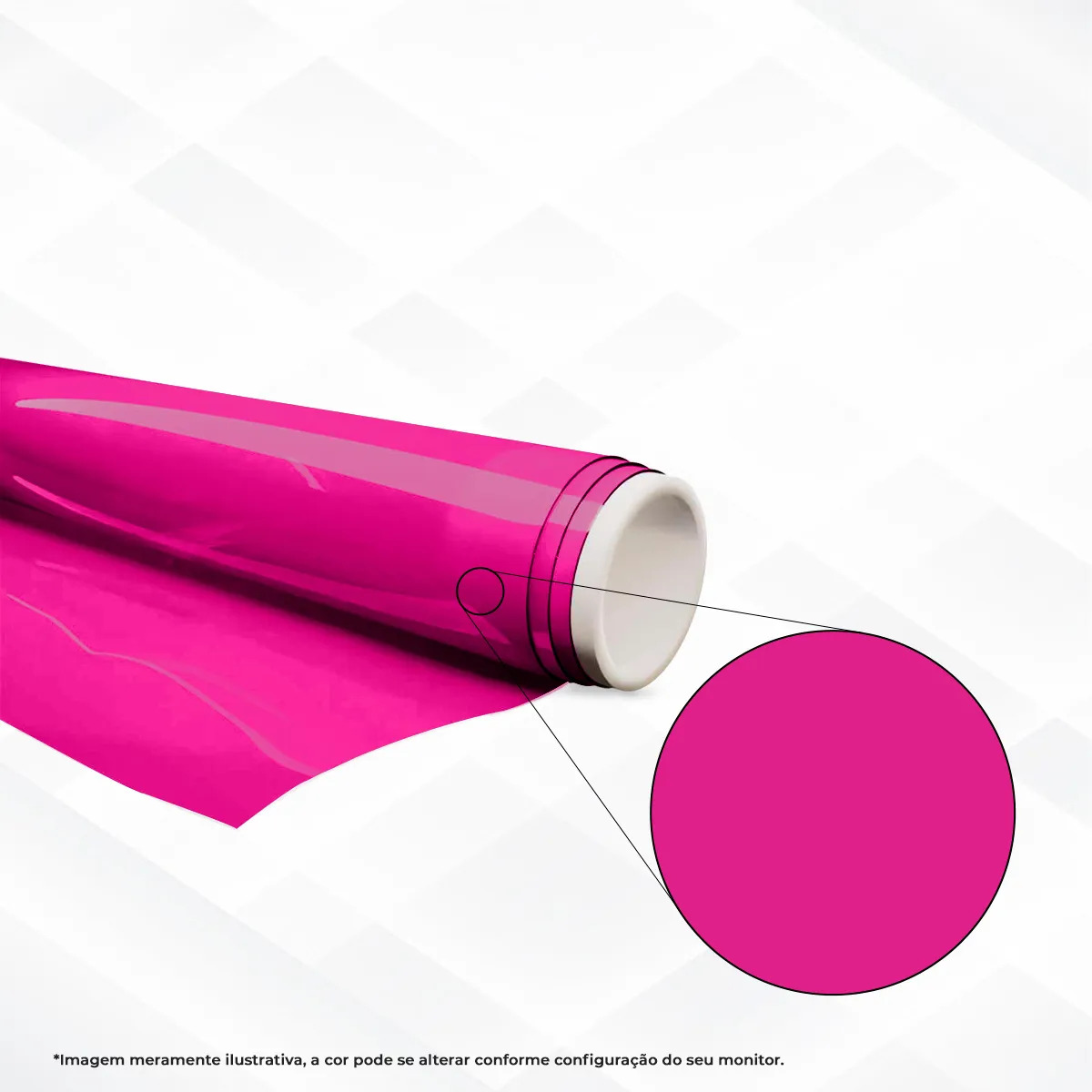 Gelatina para Refletores Rosco E-Colour 128 Bright Pink - Look