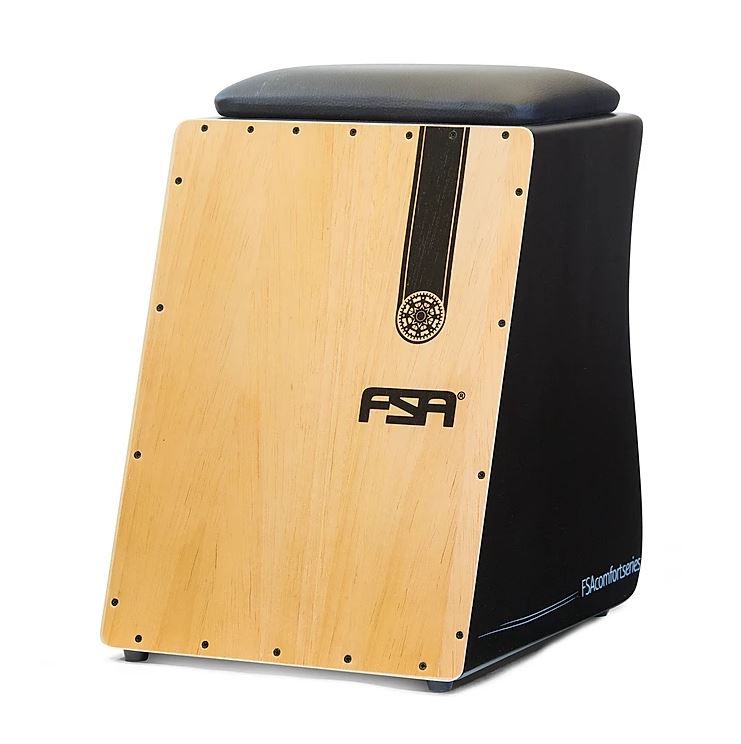 Cajon Eletroacústico FSA Confort FCA4501 Look Music Instrumentos Musicais