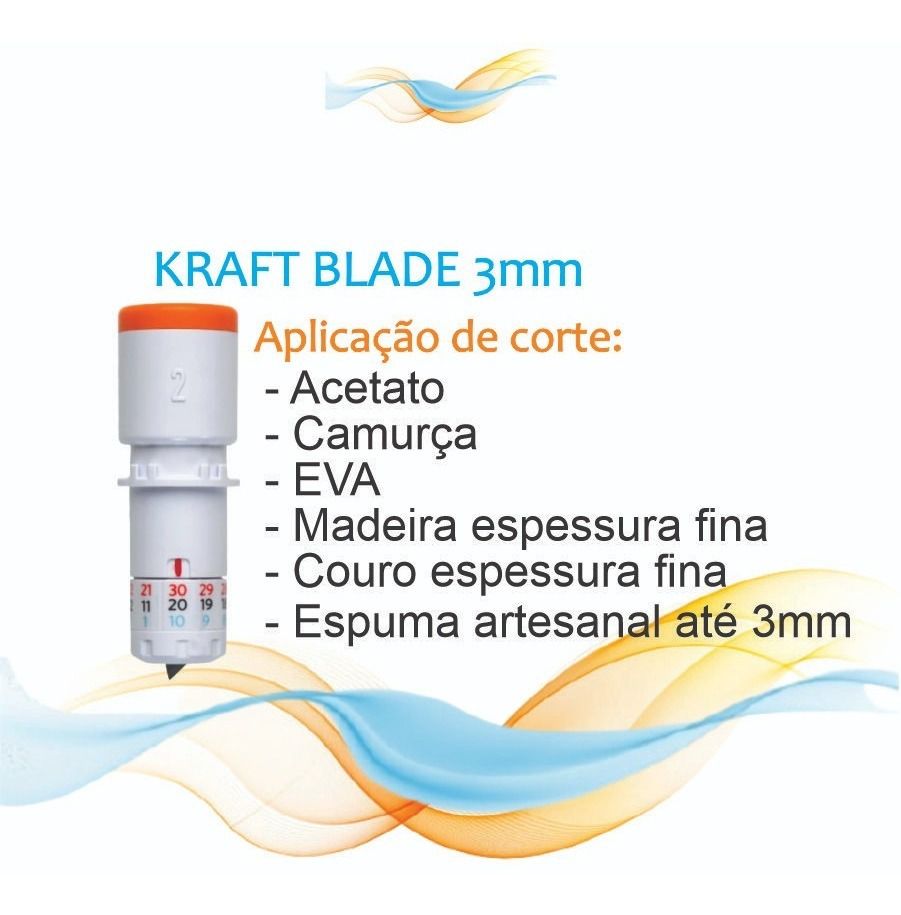 Silhouette - Caméo 4 /4Plus/4Pro/5 - Lame Kraft 3 mm pour Matières Épaisses