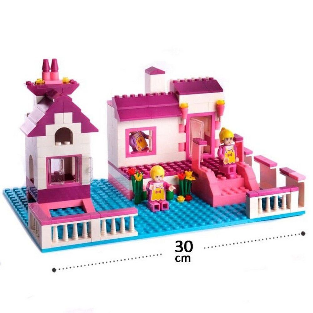 Peças de Montar - Mini Pastel 360 peças Castelo Princesa - 3737