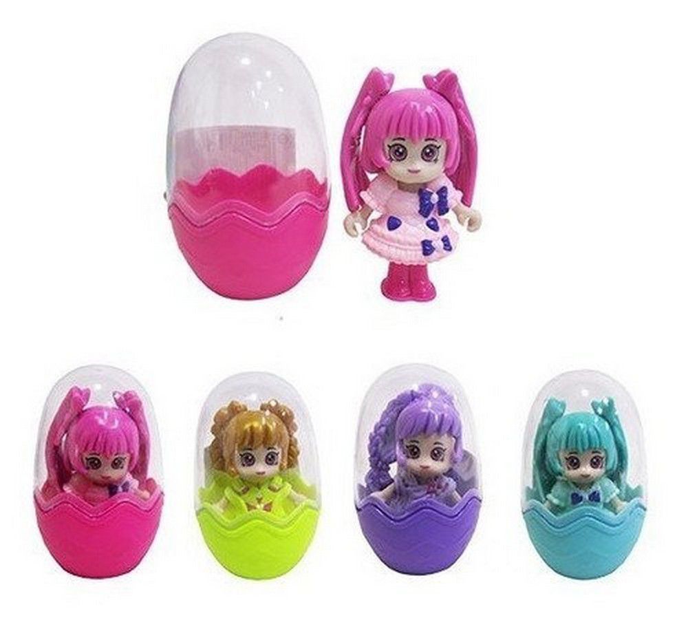 Boneca Girls Colorful Funny Na Capsula Estilo Anime Kawaii Sortido