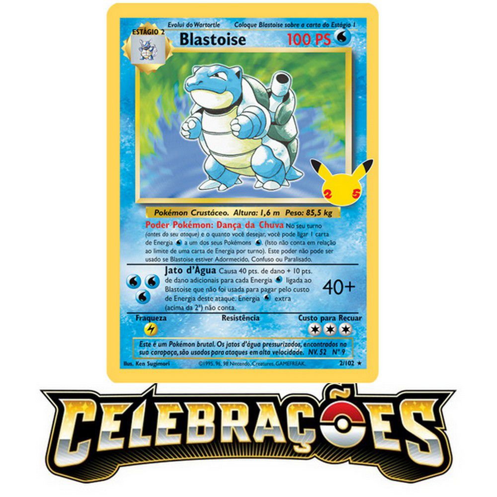 Cartas Pokémon TCG originais Copag - Celebrações - Desconto no Preço