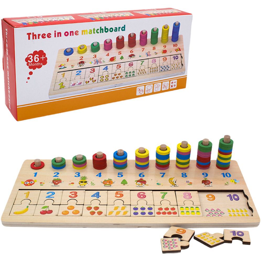 Jogo Infantil Big Box 4 Tipos Jogos Educativos Peças Madeira em