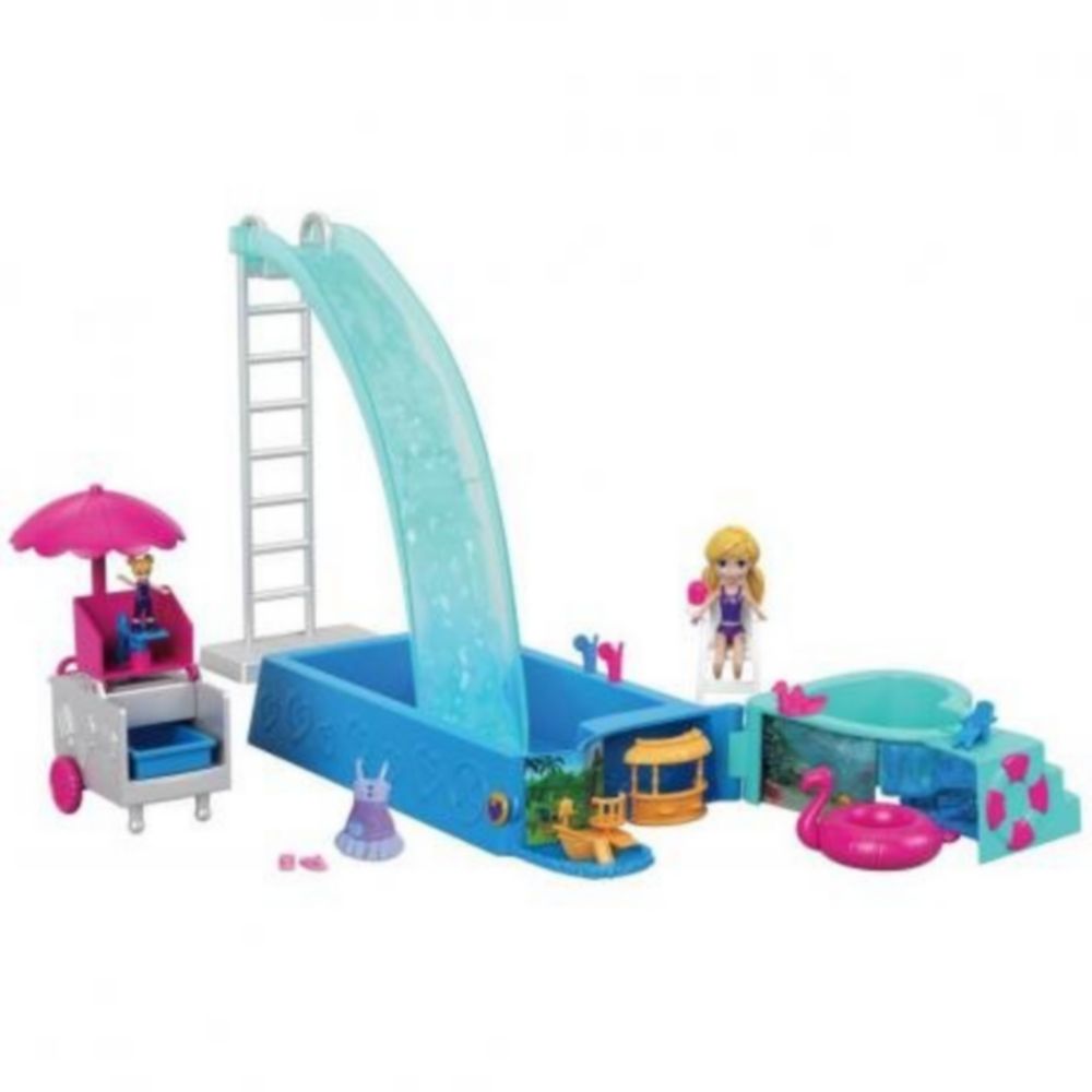 Playset e Boneca - Polly Pocket - Parque Aquático - Mattel