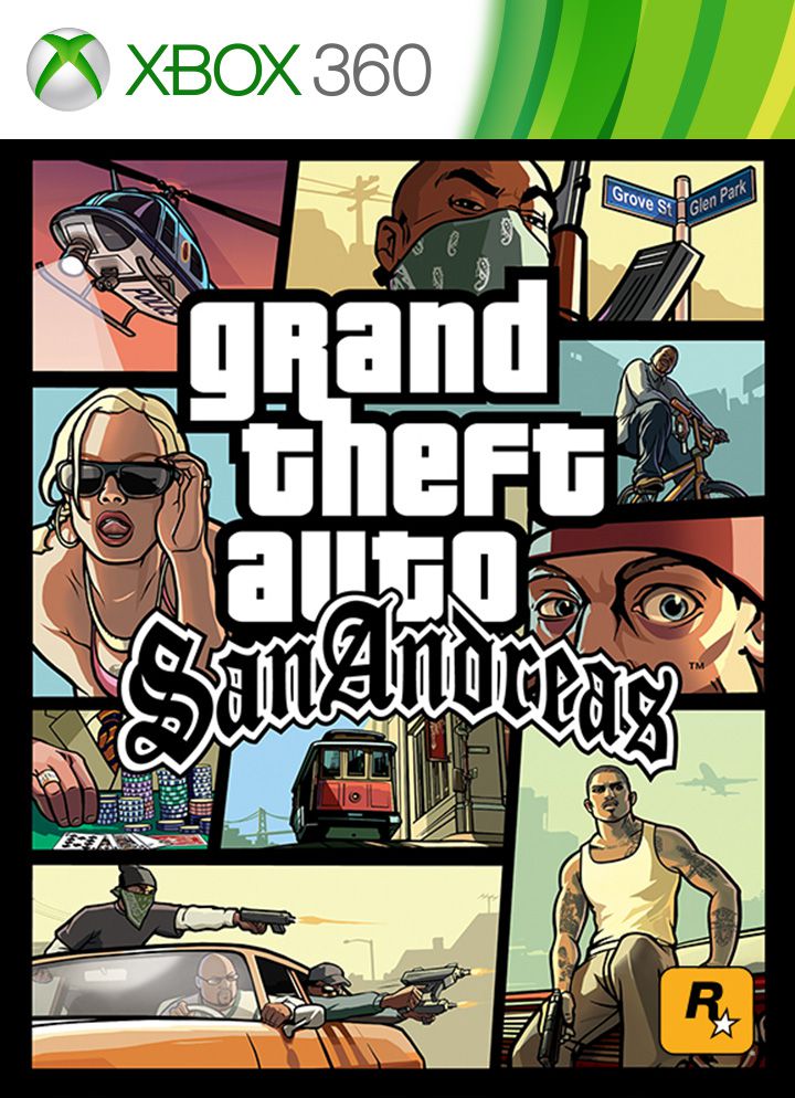 Gta San Andreas Xbox 360 (Midia Fisica), Na Caixinha Orig. Verde