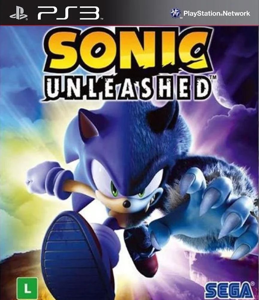 Jogo Sonic Unleashed PS3 Novo - Meu Game Favorito