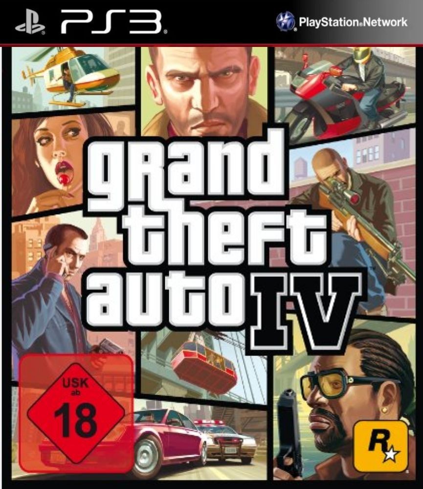 Grand Theft Auto IV - GTA 4 - Jogo PS3 Midia Fisica - Sony - GTA