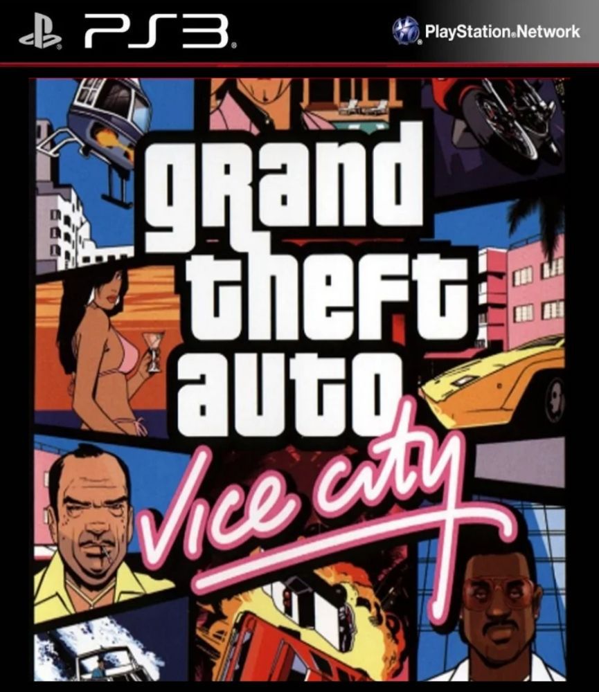 GTA Vice City (Clássico Ps2) Midia Digital Ps3 - WR Games Os