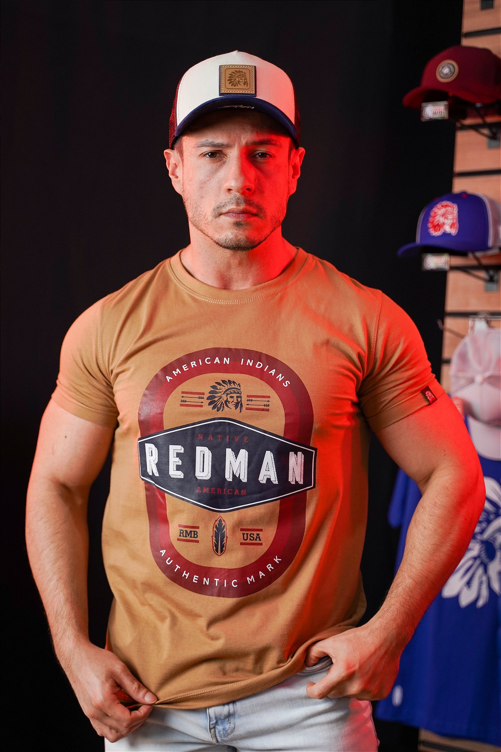 Camiseta Redman - red 854 - Red Man Brand