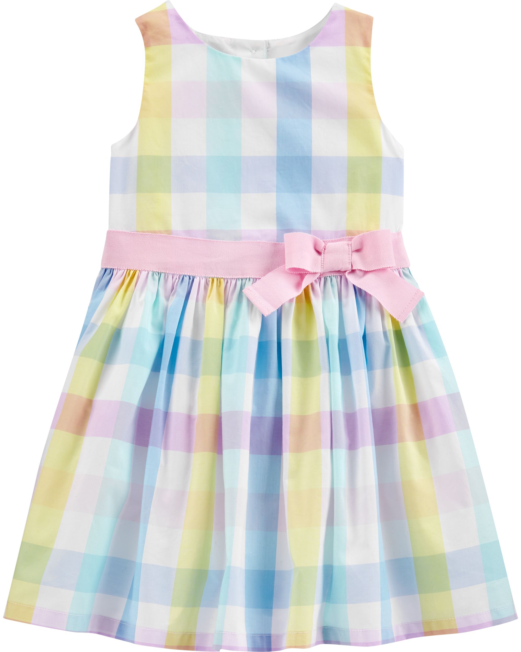 Conjunto longo infantil xadrez vichy multicor, Carter's