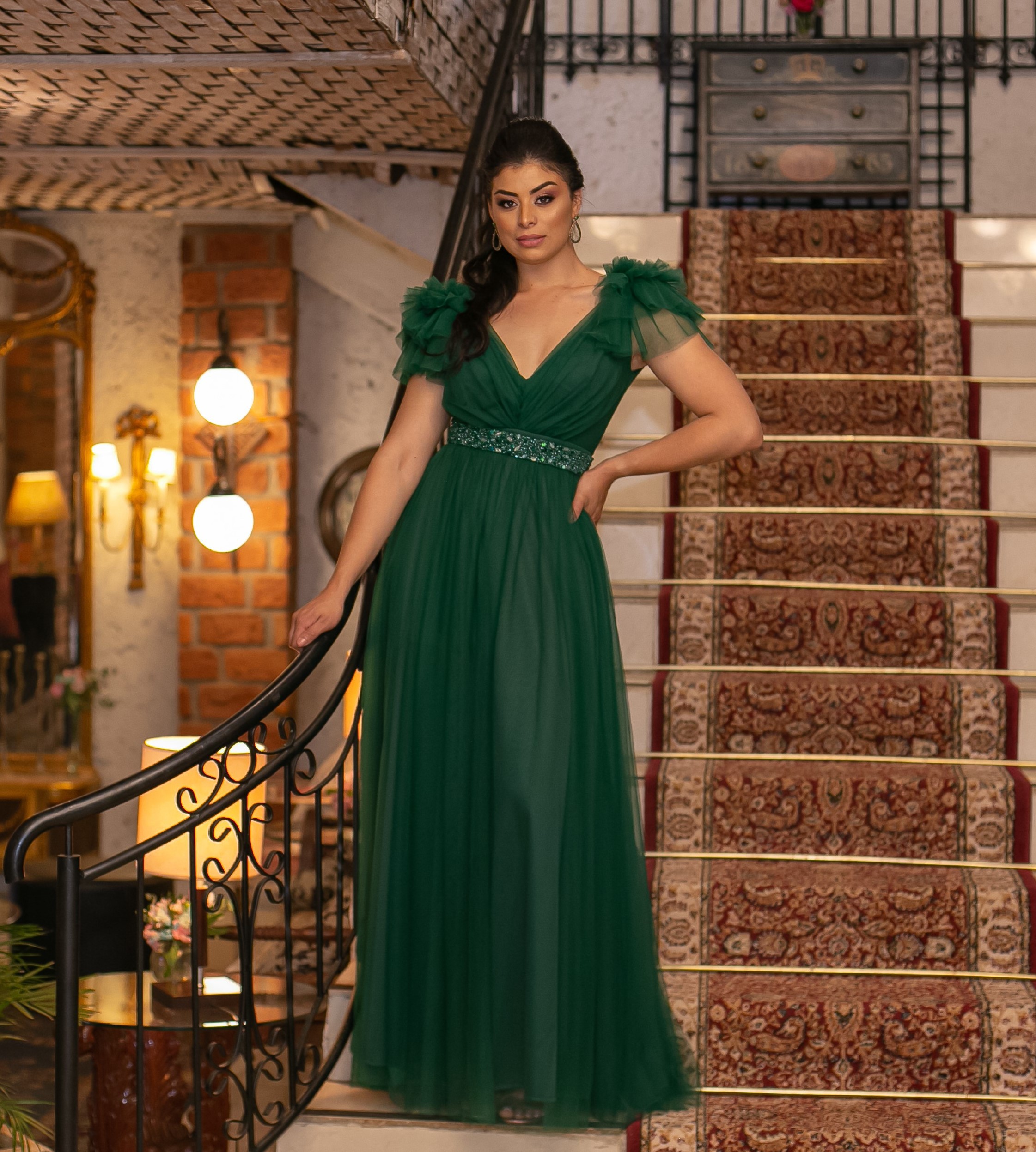 Vestido De Festa Longo Celebration Verde Esmeralda 2 Aluguel - Closet -  Locação e Venda de Roupas para Festa