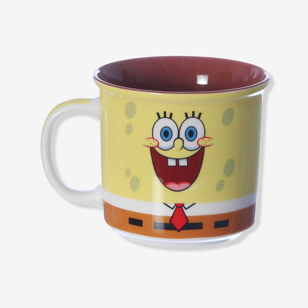 Kit Caneca Vamos Colorir Bob Esponja + Jogo de Canetinhas - Mary