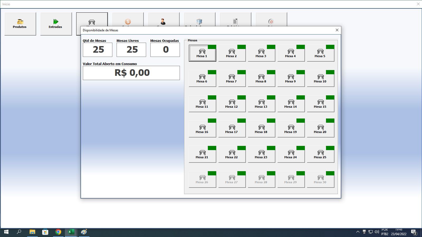 Planilha Para Controle De Bares E Lanchonetes Planilhas Prontas 8900