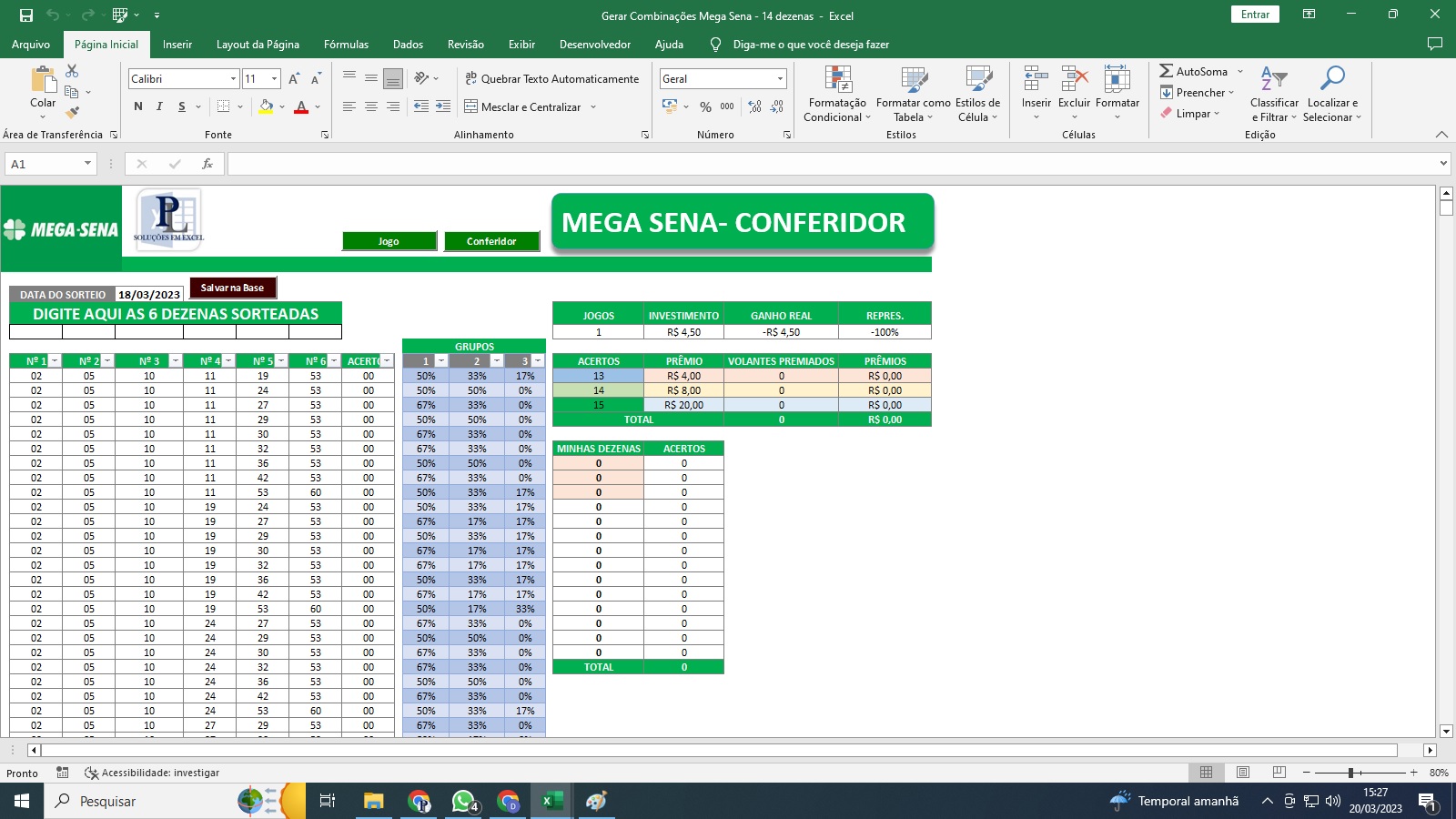 Planilha Para Gerar Combinações Mega Sena 36 Dezenas Em 60 Jogos Planilhas Prontas 6119