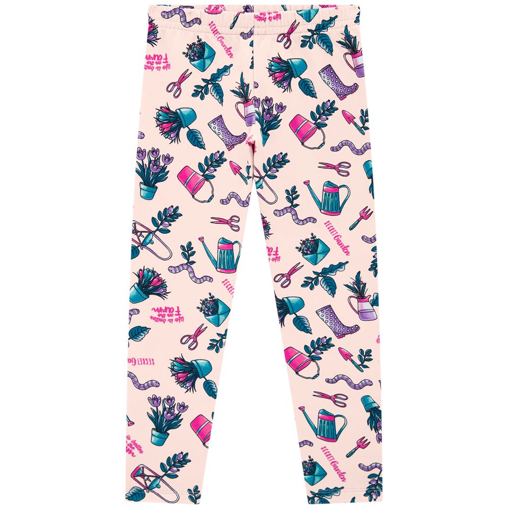 Calça legging infantil menina em molecotton Brandili - Brandili