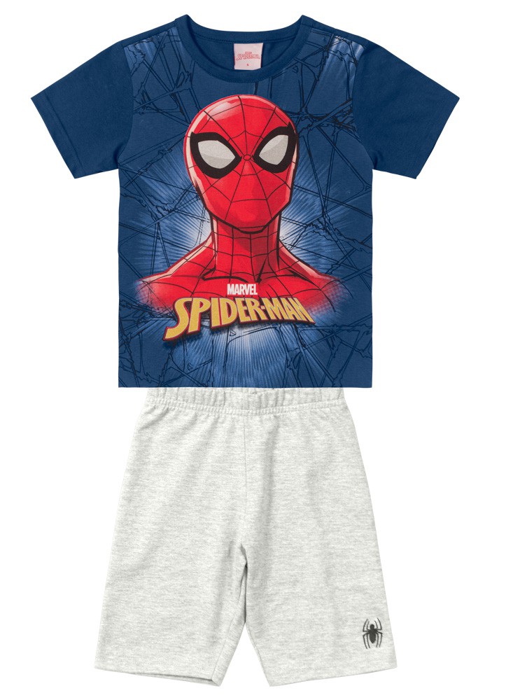 Conjunto infantil best sale do homem aranha