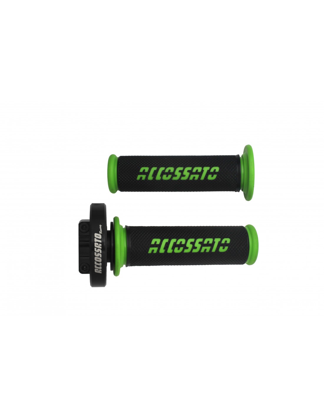 Guidon Accossato Noir pour Kawasaki Z800, Plia Media, en aluminium, diamètre 22 mm
