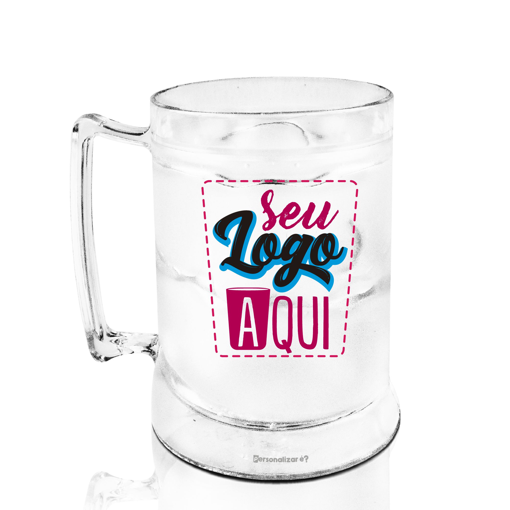 Caneca Gel Personalizada - Taça de gin personalizada e Copos  personalizados|Personalizar é