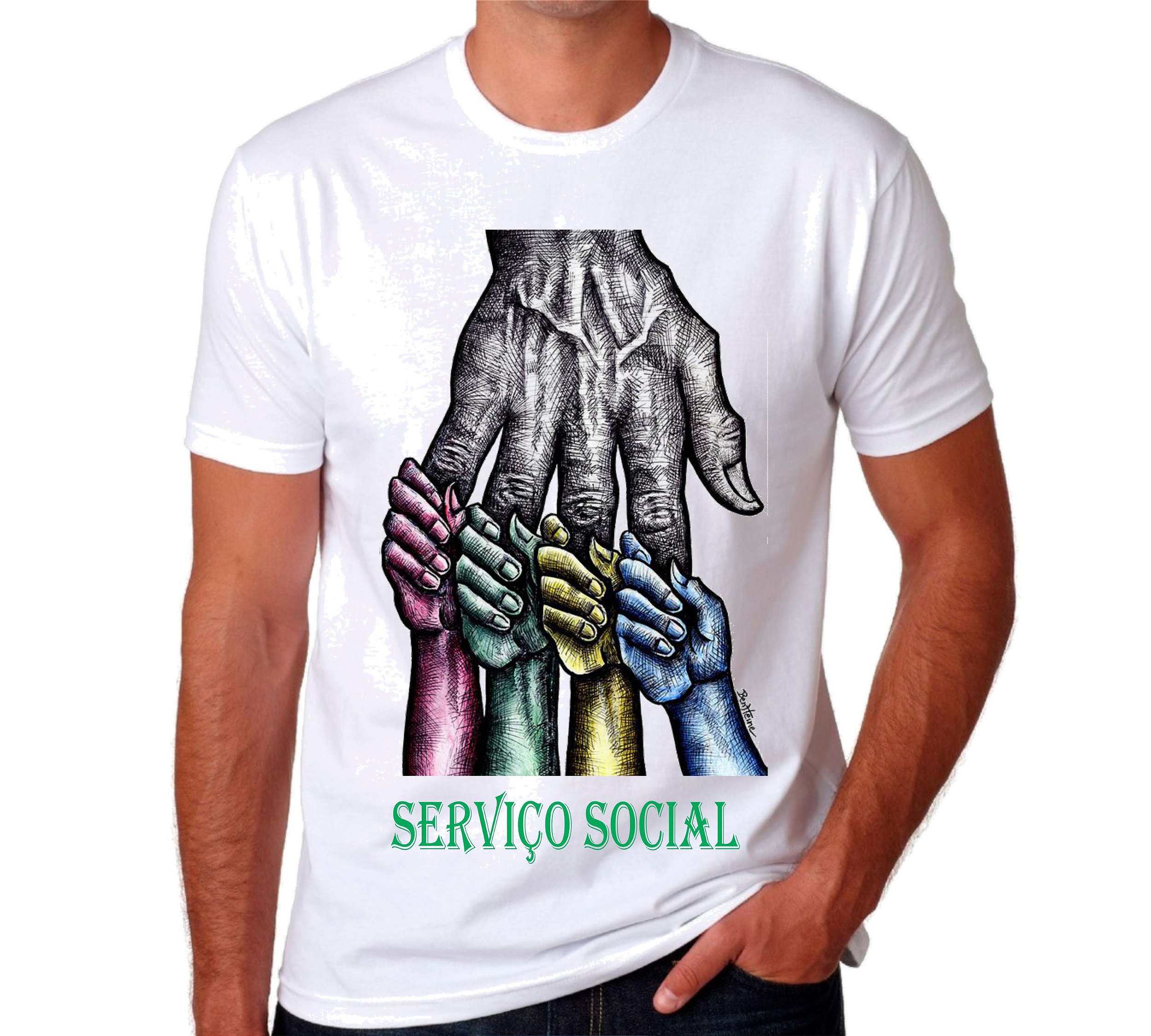 Camisa Serviço Social 17 - DND Art
