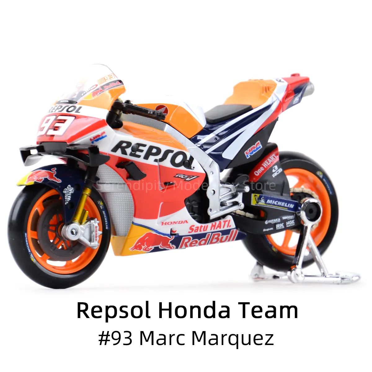 Miniatura Honda MotoGP Marc Marquez Maisto 1:18