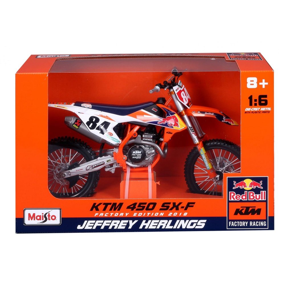 Miniatura KTM 450 SX-F Factory Edition 2018 Jeffrey Herlings 84 1