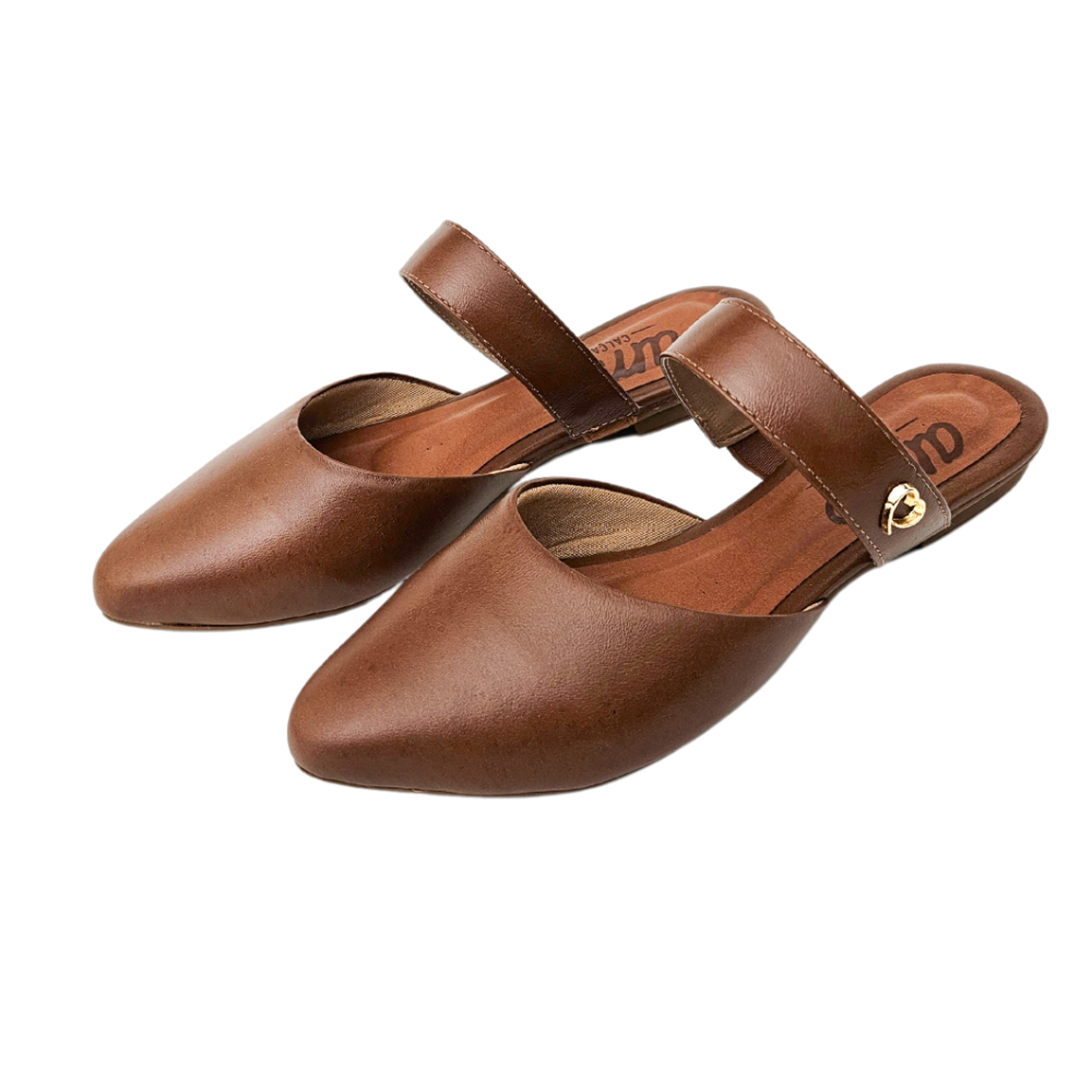Mule Vivian Couro Legítimo - Conforto e Elegância | Amo Calçados