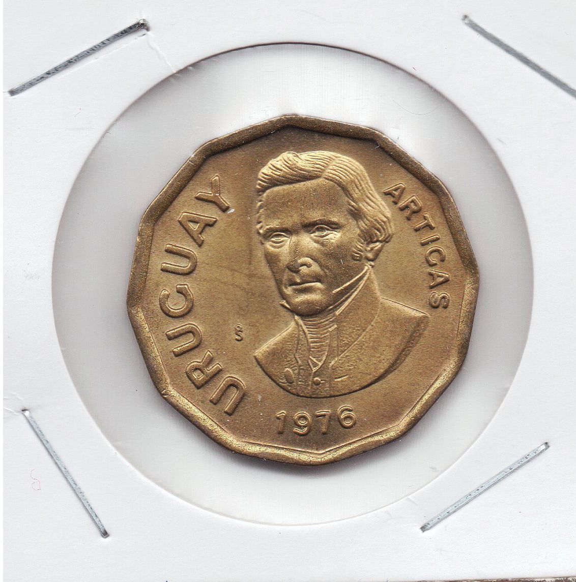 Moeda do Uruguai - 1 Nuevo Peso - 1976 - Numismática Império