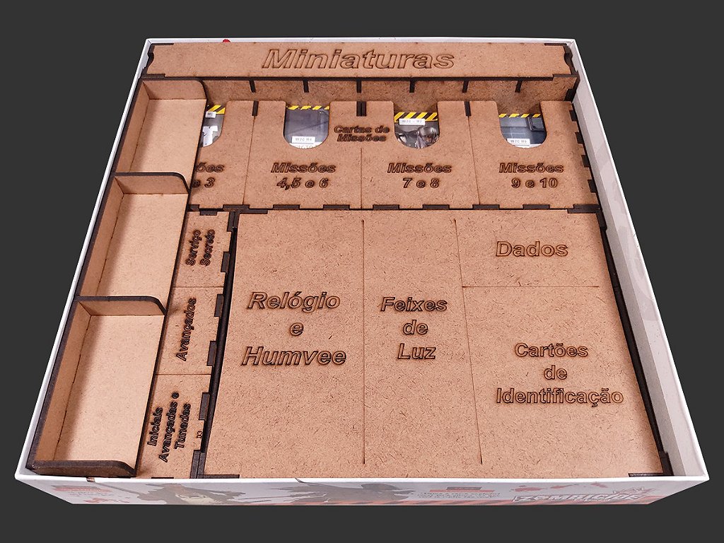 Caja Organizadora Organizador Para Zombicide 2ª Edición – Inserto Rojo Para Almacenar Piezas Y Miniaturas Caja Organizadora Organizador Para Zombicide 2ª Edición – Inserto Rojo Para Almacenar Piezas Y Miniaturas