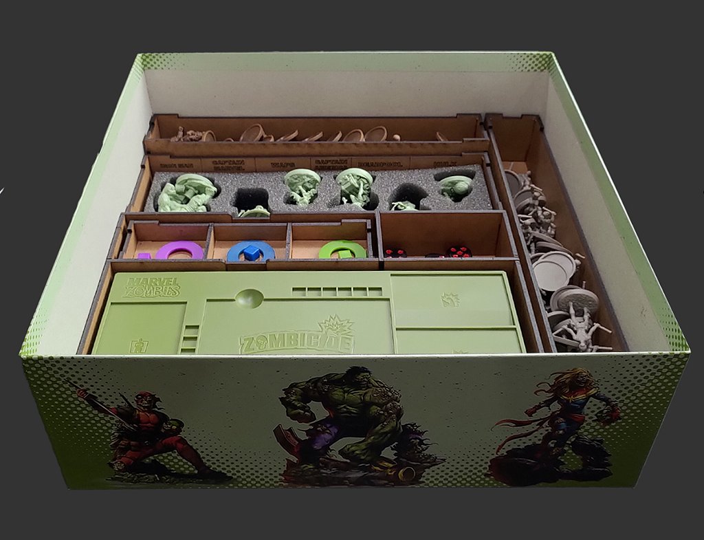 Set Gettoni Obiettivo Per Zombicide: Marvel Zombies, In PLA Di Alta Qualità, UK