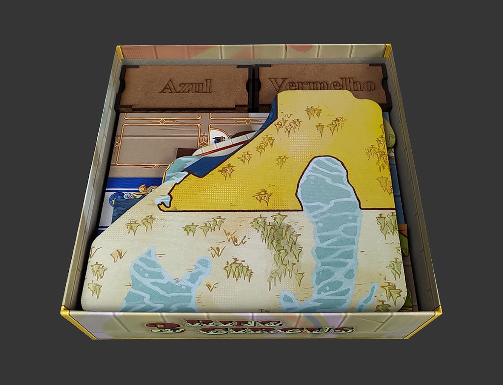 Organizador (INSERT MDF) para 3 Ring Circus - Revenda Bucaneiros