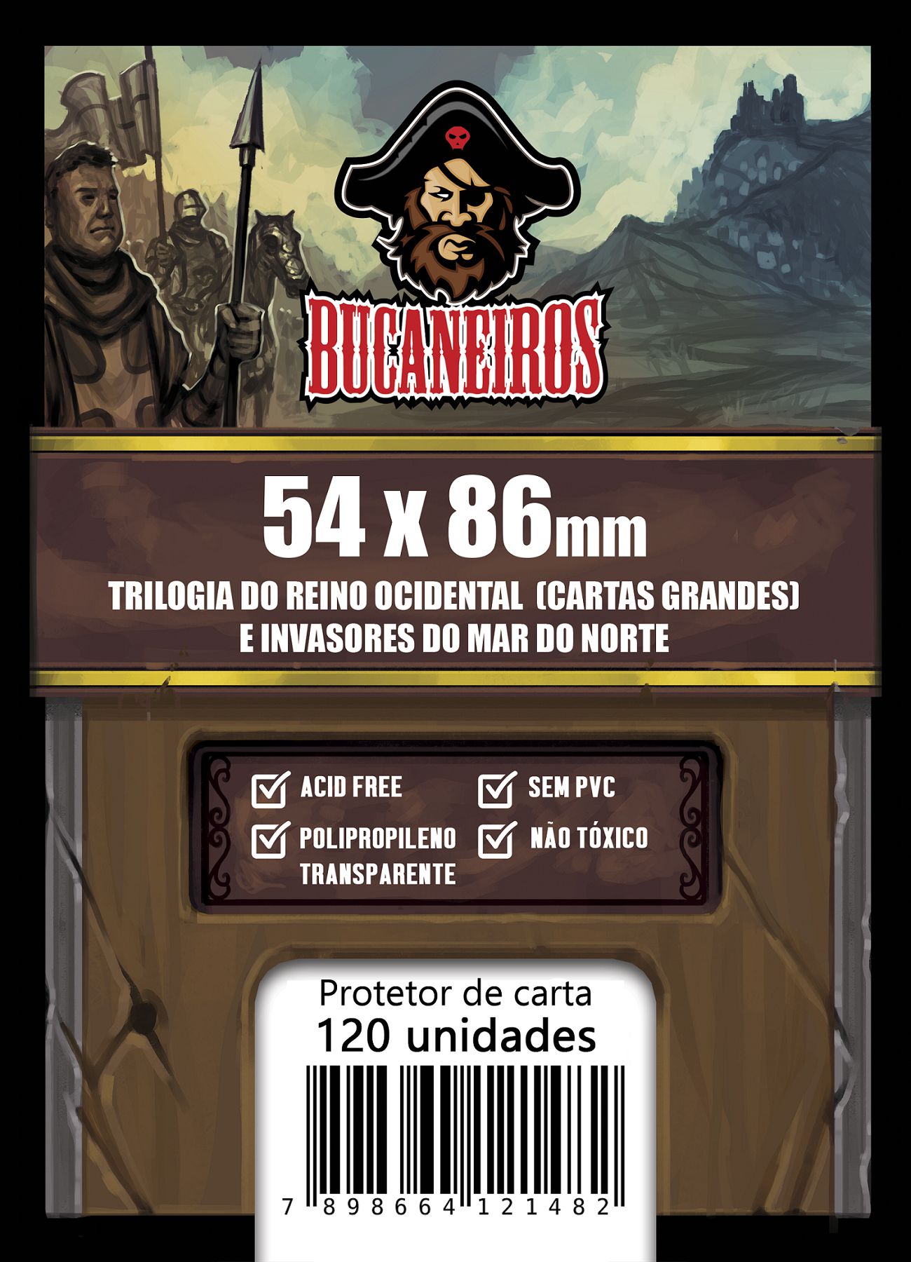 Protetores de cartas (Sleeves) - Bucaneiros Acessórios