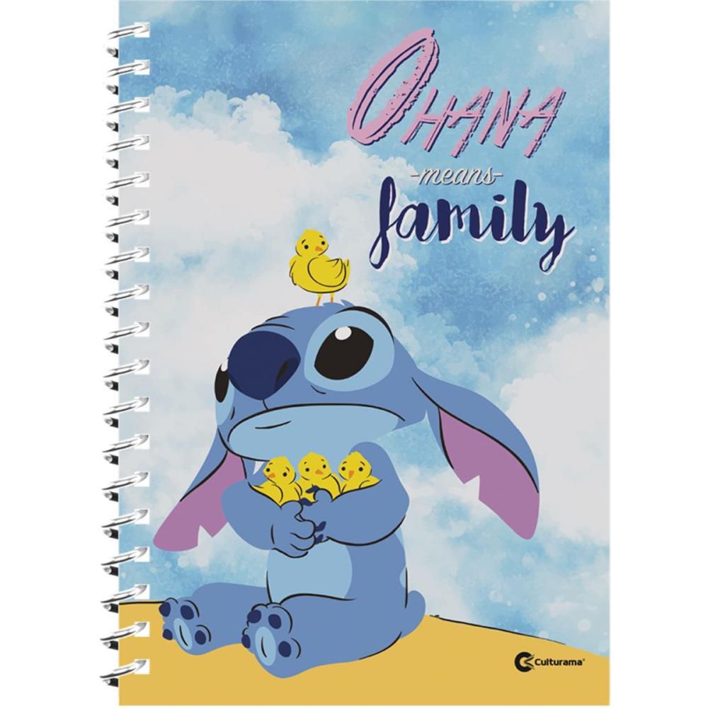 Diário Infantil Stitch Capa Dura Com Cadeado Disney em Promoção na