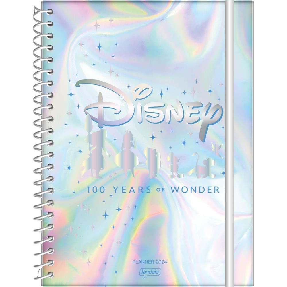 AGENDA/PLANNER 2024 Disney 100TH Espiral 192FL (S) - Digital Conveniência  Informática e Papelaria