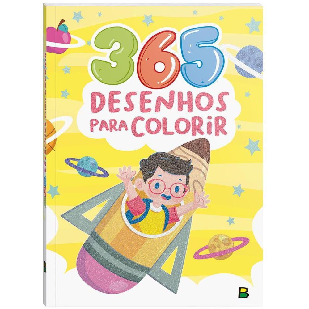 Livro 365 Atividades Meninas P/ Colorir Magic Kids