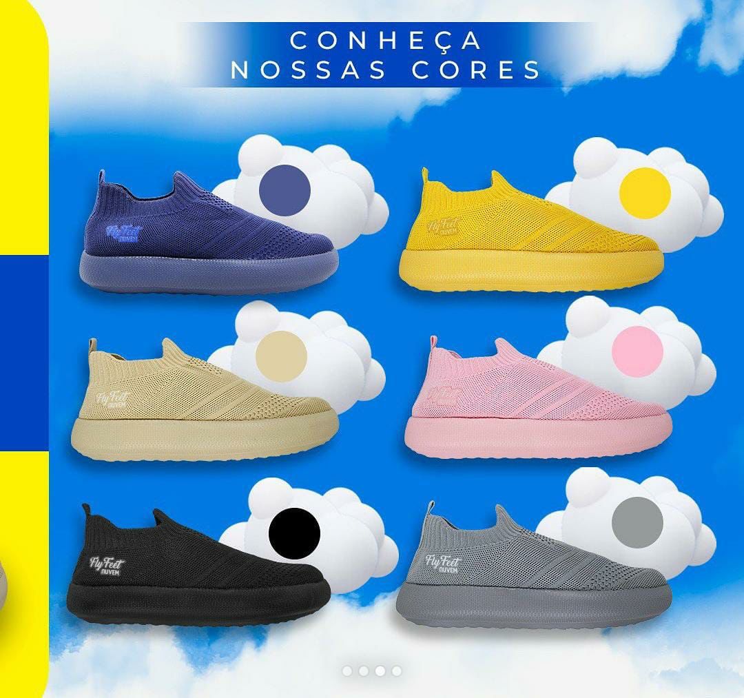 Tênis Ortopédico Flyfeet Nuvem Knit - Ortopedia Servital