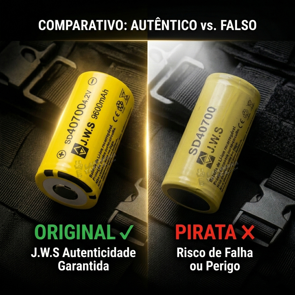 Comparativo: Bateria JWS Original vs Pirata