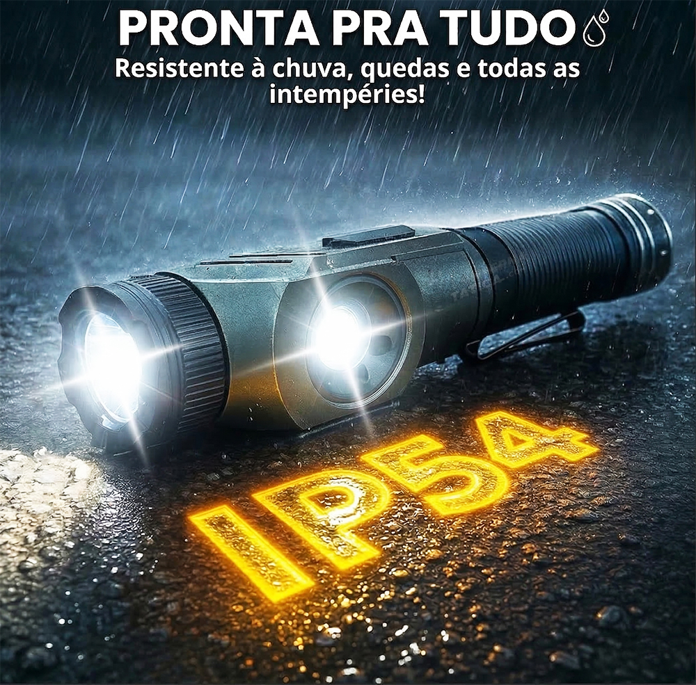 Lanterna Worker resistente à chuva IP54