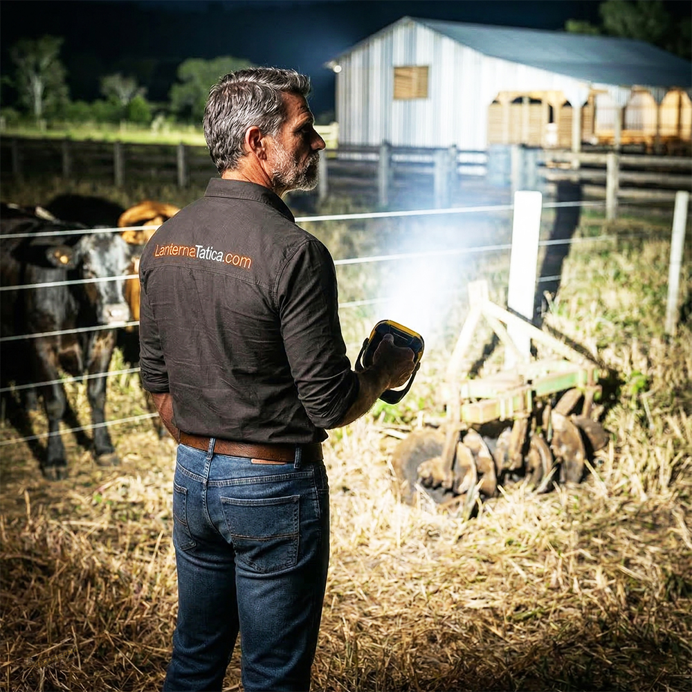 Fazenda noturna com LT ProWork 3X