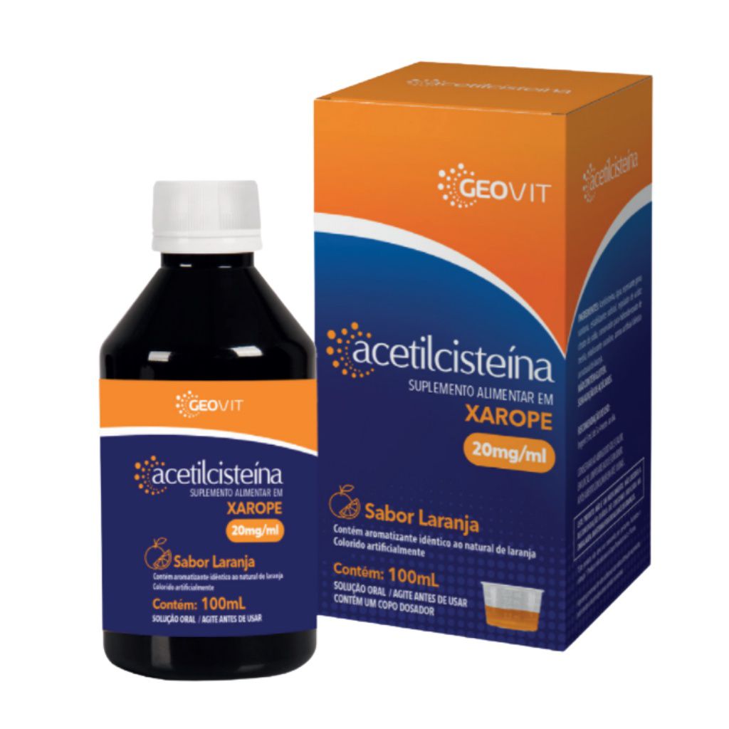 Comprar Acetilcisteína 20Mg/ml Sabor Framboesa 120Ml Com