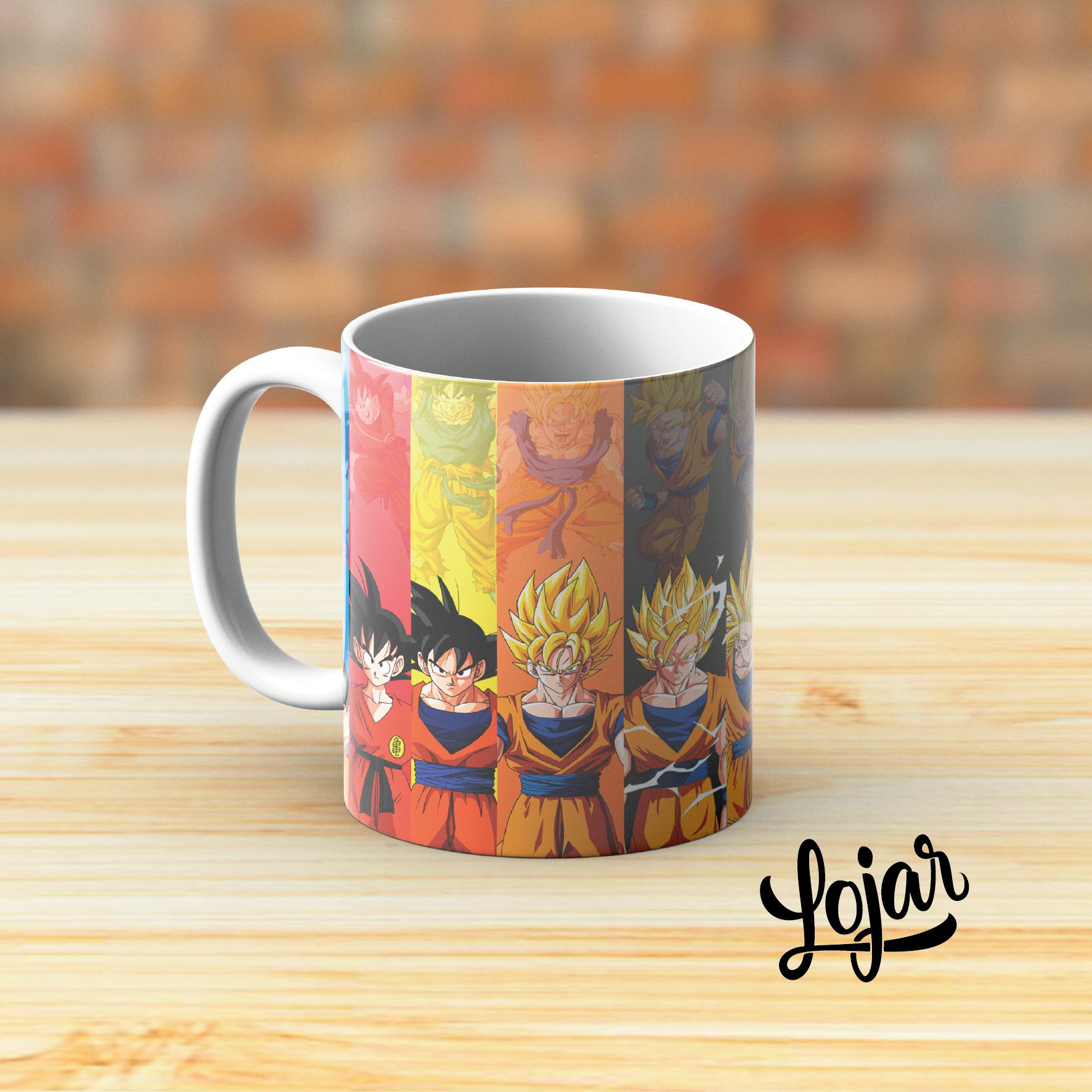 Caneca Dragon Ball Z Personagens - Lorraine Canecas